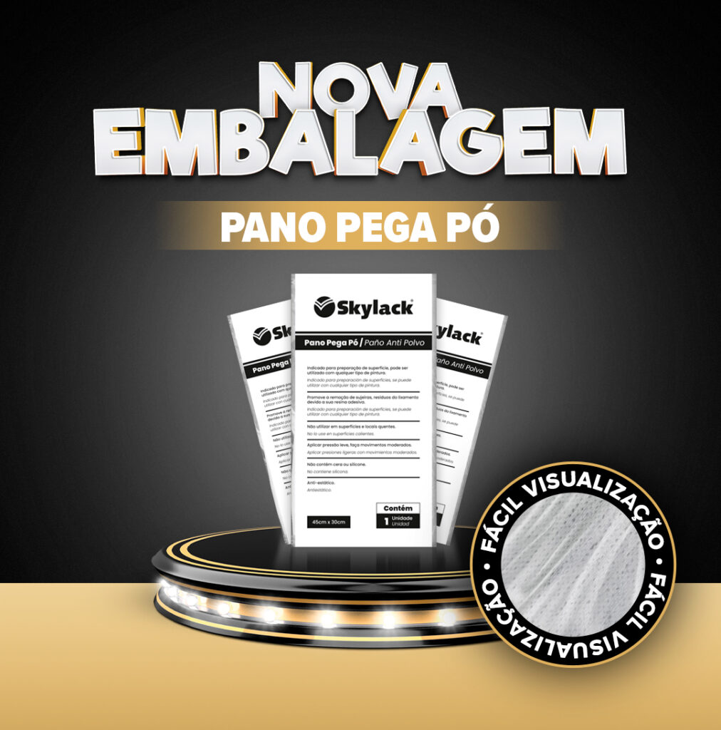 Pano Pega Pó Skylack® em nova embalagem