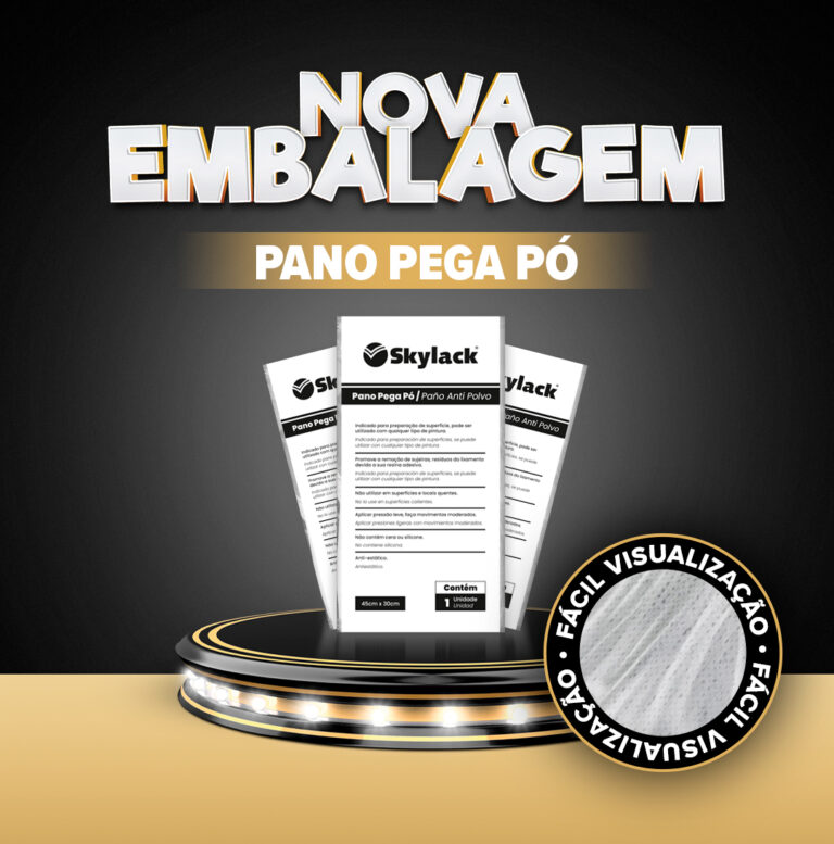 Pano Pega Pó Skylack® em nova embalagem